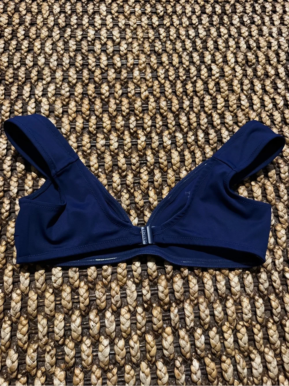 SKIMS Sculpting Swim Off Shoulder Top Midnight Blue